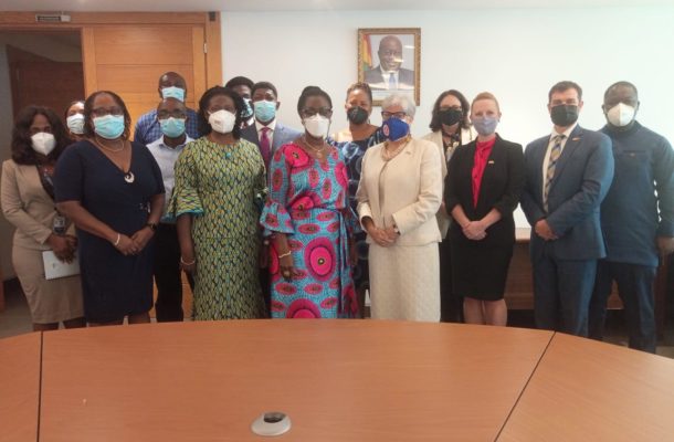 US Ambassador to Ghana calls on Minister for Communications and Digitilisation