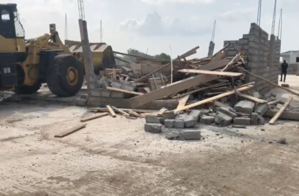 Demolition at East Legon is to stop encroachment of govt lands - Lands Ministry