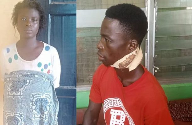 Wife arrested for inflicting deep cutlass wounds on husband