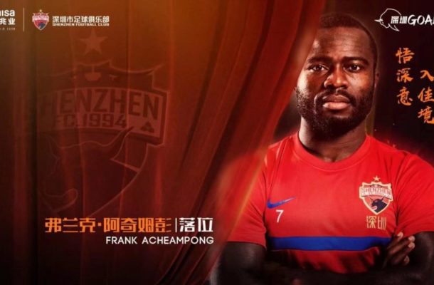 Frank Acheampong joins Shenzhen FC on a mega deal
