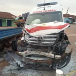 PHOTOS: Ambulance carrying pregnant woman involved in accident