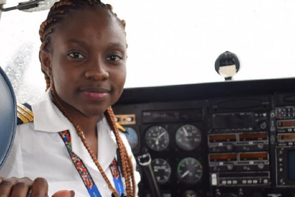 Meet Ghana's youngest female commercial pilot, Audrey Maame Esi Swatson