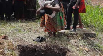 Tears flow as lady murdered by boyfriend in Ho is laid to rest