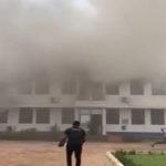 VIDEO: Fire guts Mampong Technical College Of Education