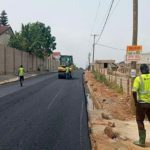 PHOTOS: Philanthropist Atta Frimpong constructs ultra-modern asphalt road in Accra