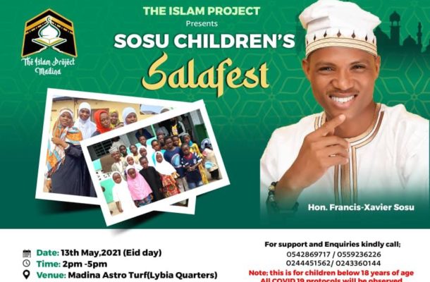 Madina MP Francis-Xavier Sosu urges Muslims to use Eid-ul Fitr to forgive Wesley Girls SHS, others-