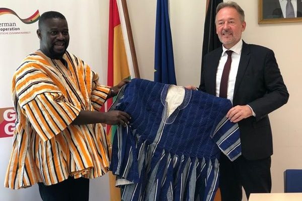 Majority Chief Whip interacts with German Ambassador to Ghana