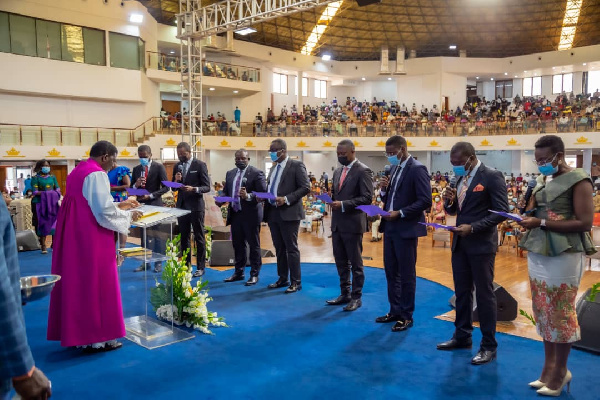 NDC's Sam George ordained as elder in Church