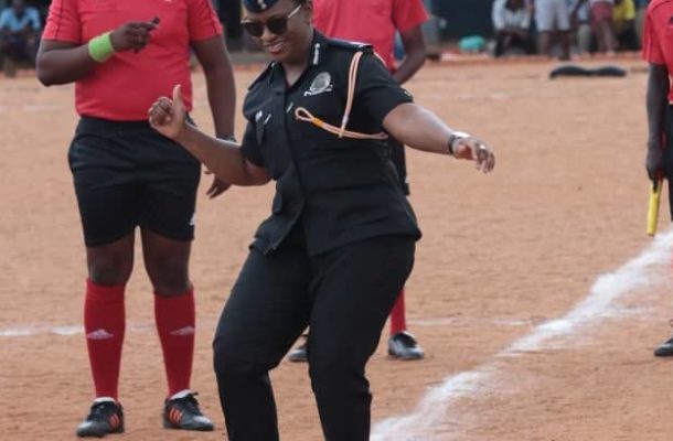 Police Ladies FC draw with Military ladies FC as ACP Lydia Donkor graces occasion