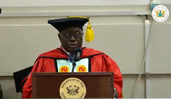 UCC confers Doctor of Philosophy degree on Akufo-Addo