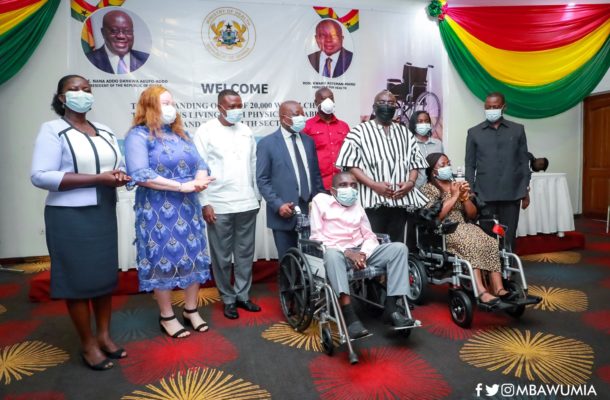 Government, World Bank donate 20,000 wheelchairs to Federation of Disabilities Organisations