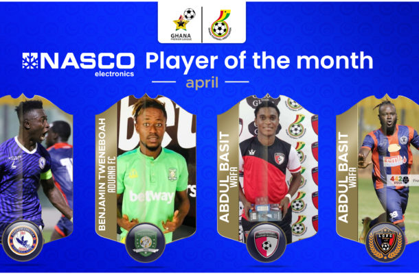 Four players contest for NASCO Player of the Month April