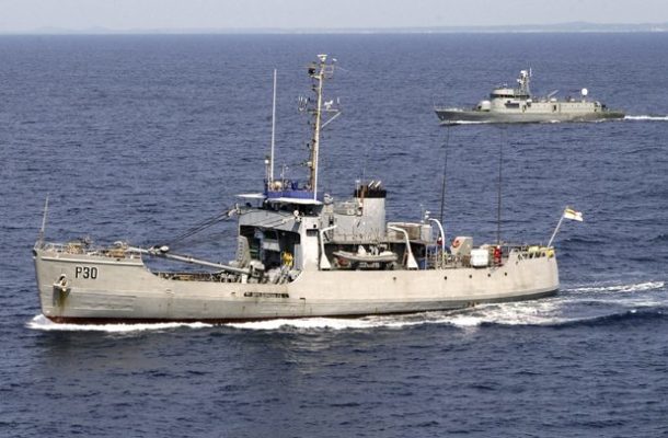 Ghana's Naval team hunts for pirates