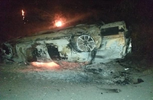 Alleged ritual killing: Youth set ablaze vehicle of traditional priestess’ husband