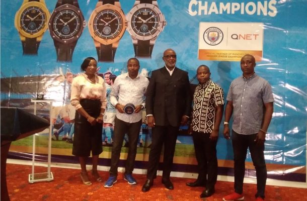 QNET collaborates with Man City to launch new Swiss watch collection in  Ghana - The Ghana Guardian News
