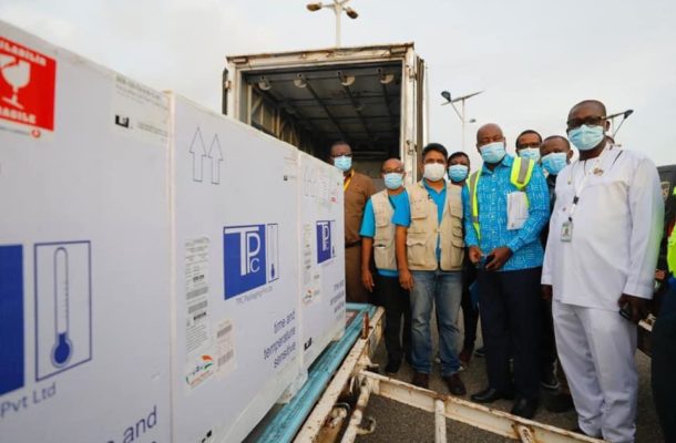 350,000 doses of AstraZeneca vaccines arrive from DR Congo