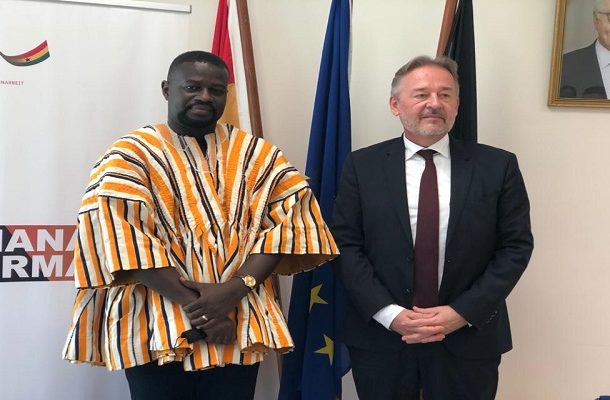 Nsawam MP pays courtesy call on German Ambassador to Ghana