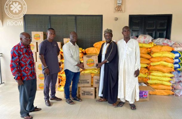 Upper West Akim MP, Frederick Adom Obeng donates to Muslim communities