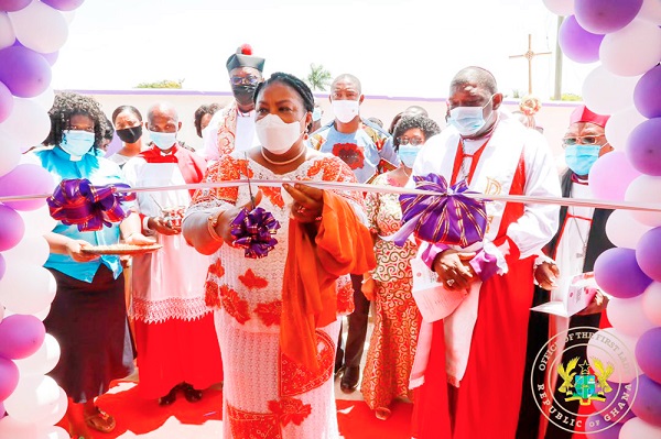 First lady inaugurates national secretariat for anglican church
