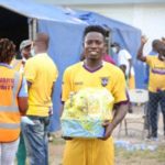 Rashid Nortey wins Medeama fan's player of the match award