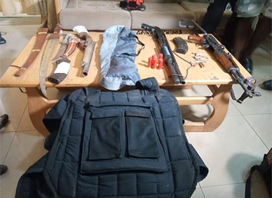 Two arrested in Tamale for possession of weapons