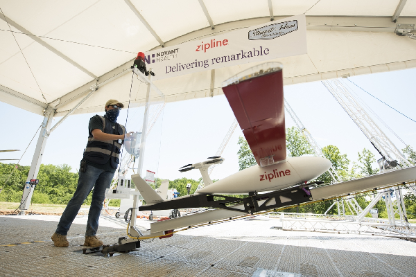 Zipline commends govt for medical drone technology