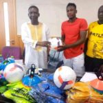 Baba Rahman donates to Juvenile football in Tamale