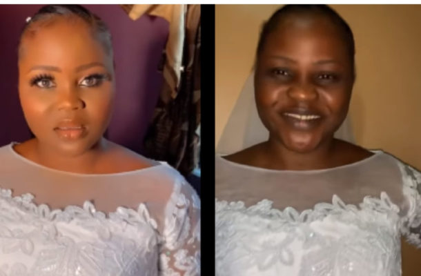 Bride takes off makeup because the church doesn’t allow it – Makeup artist shares unusual encounter