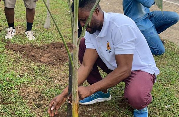 PHOTOS: NSA Ashanti joins PIWC Bompata in tree planting project