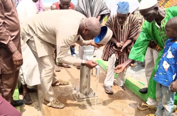 Yendi MP commissions 20 boreholes for constituents