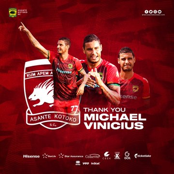 OFFICIAL: Kotoko confirms departure of Brazilian striker Michael Vinicius