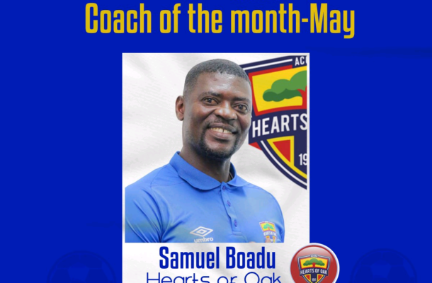 NASCO Awards: Samuel Boadu aims male Coach of the month of May