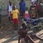 VIDEO: Suspected motorbike thieves beaten to pulp