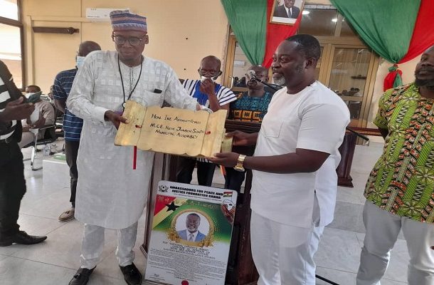 New Juaben South MCE, Appaw Gyasi honoured with National Excellence Award