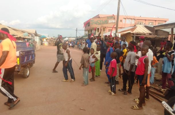 Protests erupt in Ejura amid anger over alleged murder of social activist