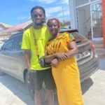 PHOTO: Black Stars defender Gideon Mensah poses with his pretty mum