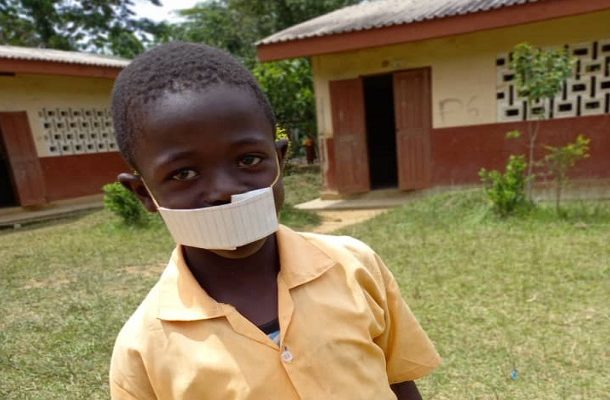 NCCE inspires Class two pupil who designed nose mask with paper and rubber band