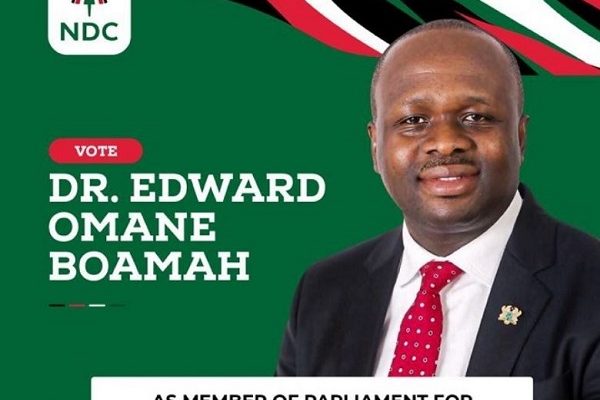 Be proud of the NDC because "development is our goal - Dr. Omane Boamah writes