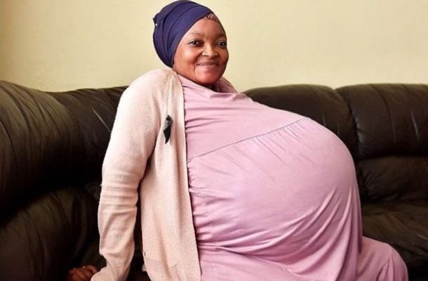 Doubts emerge over South African lady who gave birth to 10 babies