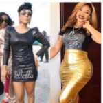 Tonto Dikeh shares a before and after photo to answer question on why she went under the knife