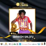 Ibrahim Salifu wins male best home based player