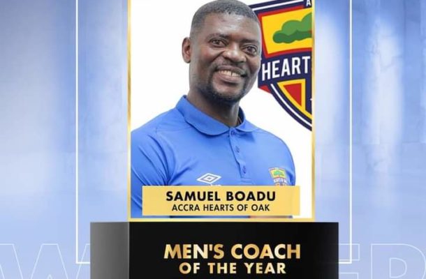 Coach Samuel Boadu voted Best Male Coach of the year