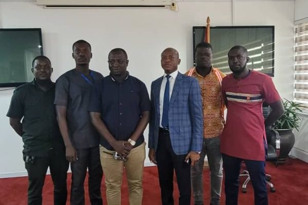 Greater Accra Regional Youth Organiser pays courtesy call on DG of GPHA