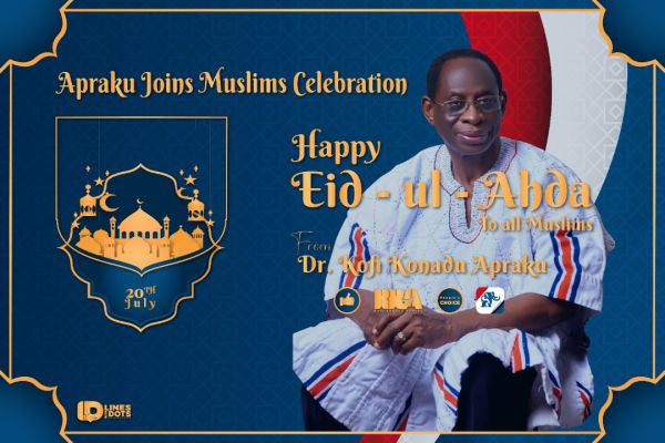 Eid-ul-Ahda: Apraku joins Muslims celebration in Ghana