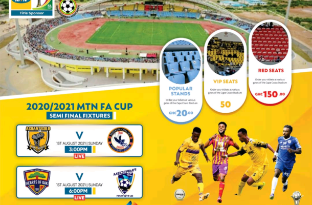 Gate fees for double header MTN FA Cup Semi-Finals announced