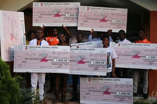 CSIF-Ghana presents 10,000 dollar cash award to 10 student start-ups in Northern Ghana