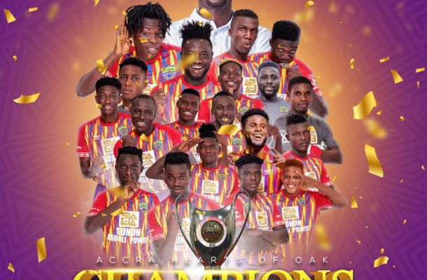Hearts of Oak to pocket $43,000 for winning the League