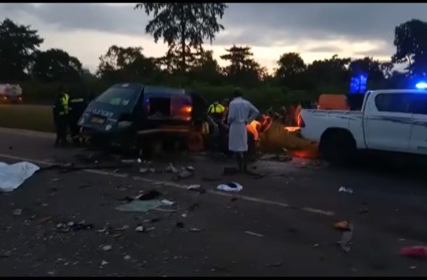 PHOTOS: Five feared dead, others injured in gory accident at Suhum