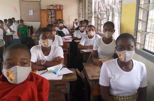 Lady Gee Foundation donates nose masks to Wesley Girls