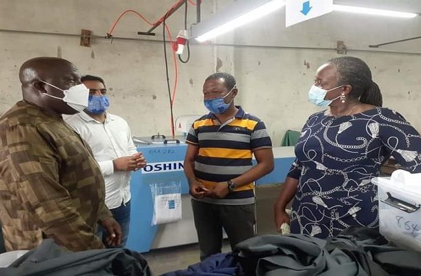 Eastern Regional Ministers pays working visit to Maagrace Garment Industries